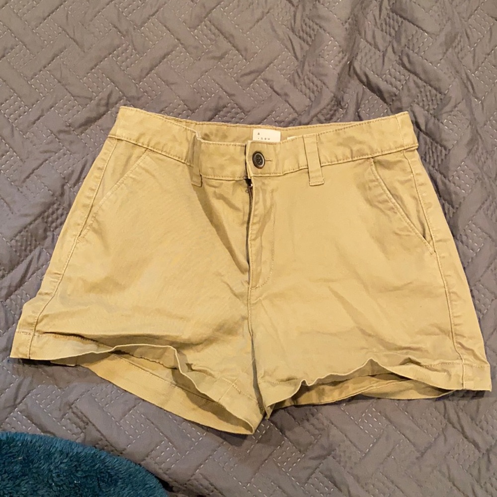 Khaki shorts, 3in inseam, size 2